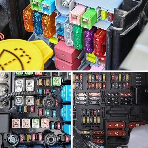 Nilight 32 Pcs Blade Fuses Maxi APX Replacement Fuse 20A 30A 40A 50A 60A 70A - Image 5