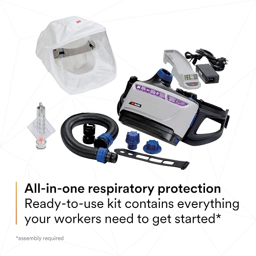3M PAPR Respirator, Versaflo Powered Air Purifying Respirator Kit, TR-600-HKL - Image 3