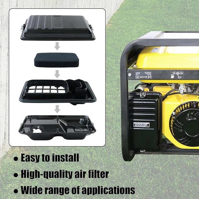 5500 Watt Generator Air Filter/Air Housing Filter Assembly for5500 6000 6500 - Image 5