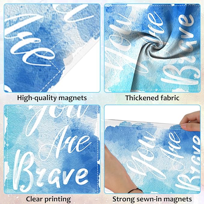 4 Pcs Fluorescent Light Covers, 4x2 Feet Magnetic Light Cover Fluorescent - Image 3