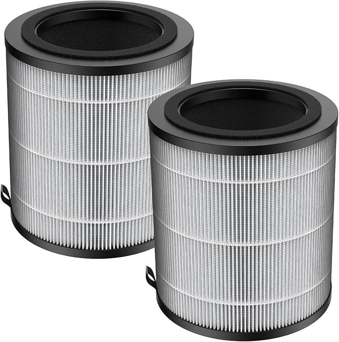 JF100 Replacement Filter, 3-in-1 Pre-Filter, HEPA and Activated Carbon by WILERDA