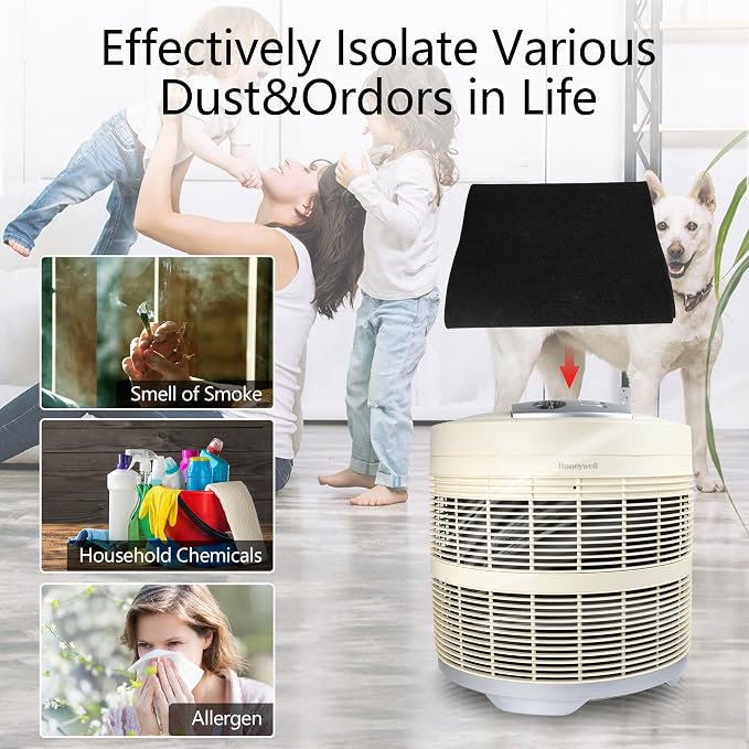 Universal Air Cleaner Carbon Replacement Pre-Filters Compatible - Image 6