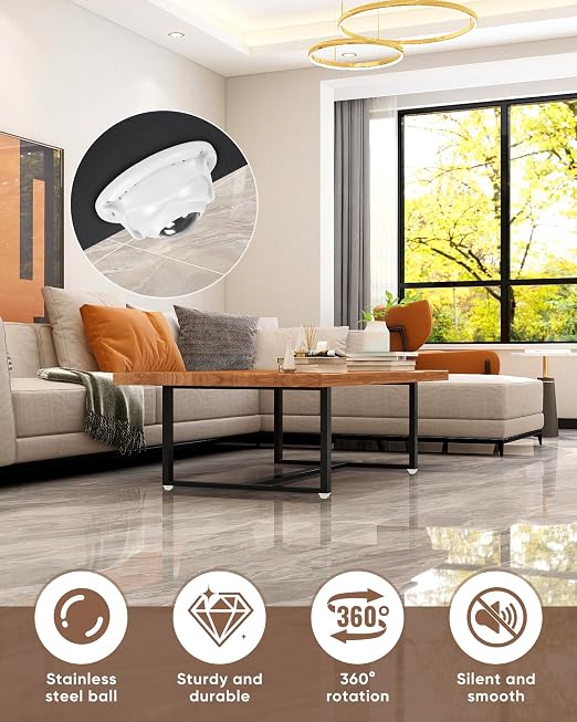 16 Pack Self Adhesive Caster Wheels - Image 3