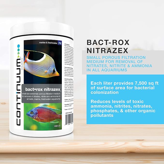 Continuum Aquatics Bact Rox Nitrazex – Small Porous Filtration Media to Remove - Image 2