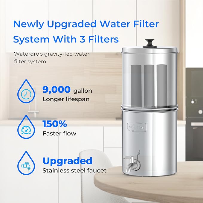 Waterdrop Gravity-fed Water Filter System, - Image 2