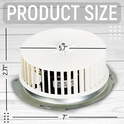 Upgraded 8832NA Bathroom Fan Motor, Compatible - Image 2