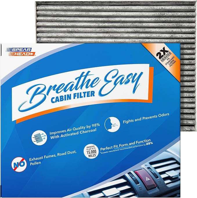 Spearhead Odor Defense Breathe Easy Cabin Filter | Fits 2018-22 Accent by SPEARHEAD