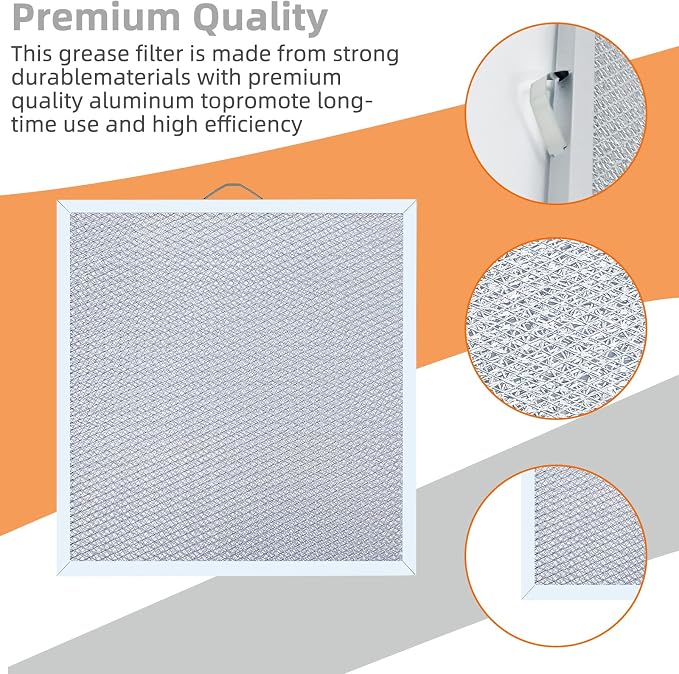 S99010316 Range Hood Grease Vent Filter 11 1/4" x 11 3/4" 4 Pack - Image 4