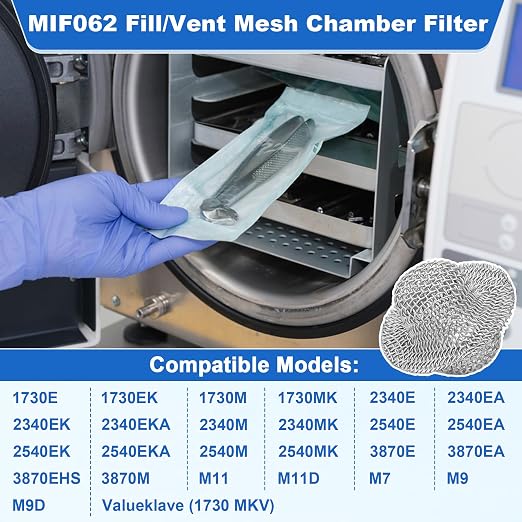 2 Pack MIF062 Fill/Vent Mesh Chamber Filter Compatible - Image 4