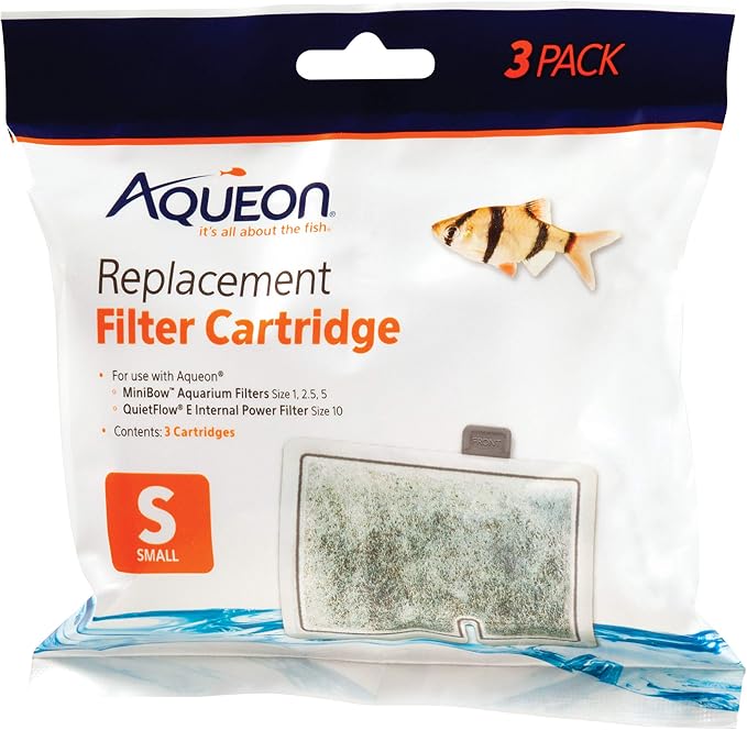 Aqueon Aquarium Fish Tank Replacement Filter Cartridges Small by Aqueon