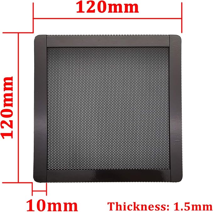 120mm PC Computer Case Fan Magnetic Frame Dust Filter Screen Dustproof Case - Image 2