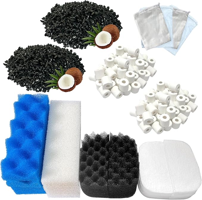 24 Pack Aquarium Media Kit Replacement by BEAUFAN