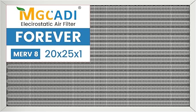 20x25x1 HVAC Furnace Air Filter, Lasts a Lifetime, Merv 8, the Last HVAC Filter - Image 6