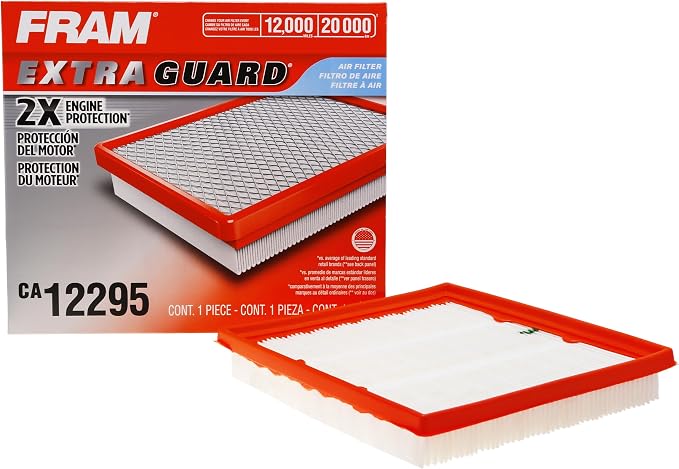 FRAM Extra Guard Flexible Panel Engine Air Filter Replacement, Easy Install by FRAM