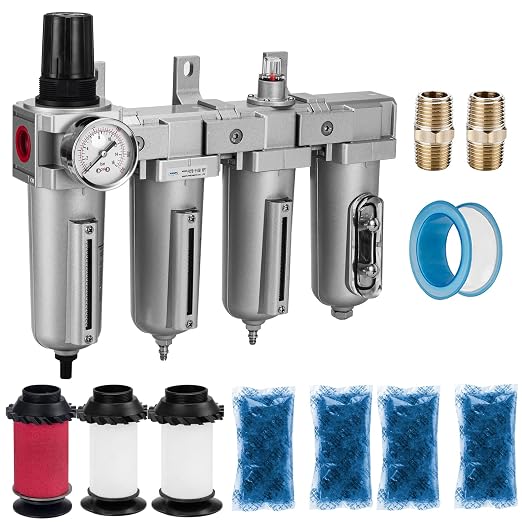 NANPU 1/2" NPT Industrial Grade 4 Stage Air Drying System by NANPU