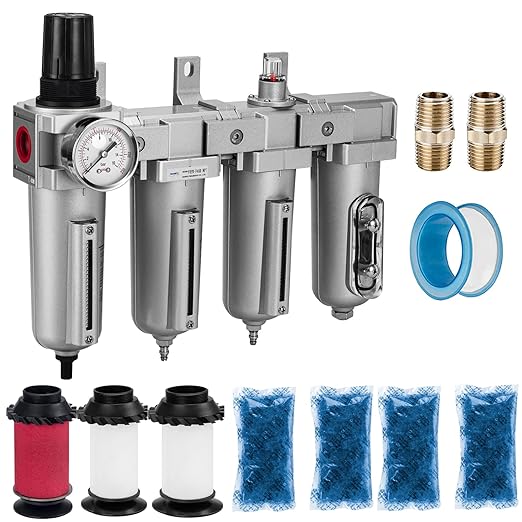 NANPU 3/4" NPT Industrial Grade 4 Stage Air Drying System by NANPU
