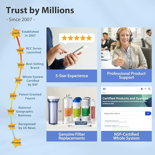 iSpring RCC7AK-BLK, NSF/ANSI 58 Certified, Alkaline 6-Stage Reverse Osmosis - Image 8