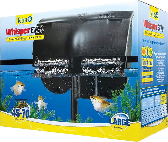 Tetra Whisper EX 70 Filter For 45 To 70 Gallon aquariums, Silent Multi-Stage - Image 4