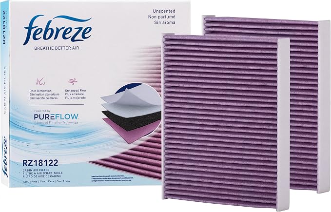 Febreze Odor Control Cabin Air Filter by PUREFLOW RZ18122 Fits 2011-2016 BMW by Febreze