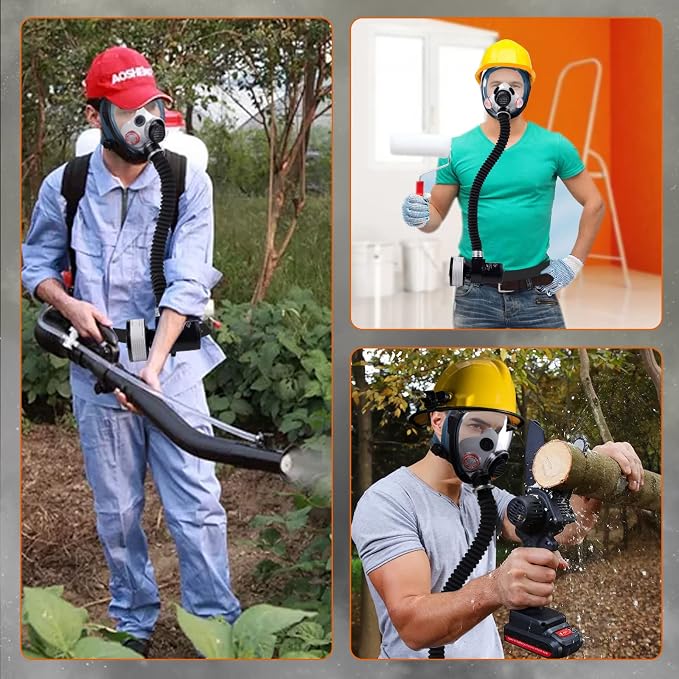 HANUU Reusable PAPR Respirator, Portable PAPR Respirator System - Image 6