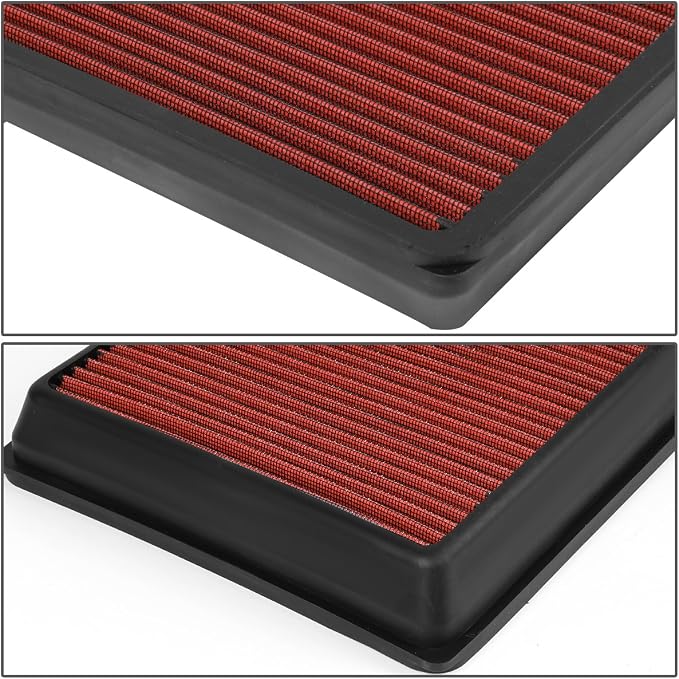 Auto Dynasty High Flow Engine Air Panel Filter Drop-in Reusable & Washable - Image 3