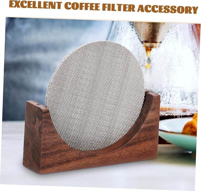 Luxshiny 2pcs Stainless Mesh Filter Basket Espresso Filter - Image 9
