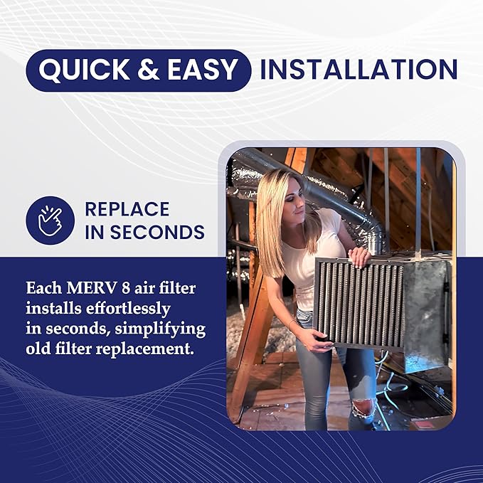 | Merv 8 | Washable & Reusable AC/Furnace Filter | Lifetime HVAC & Furnace Air - Image 3