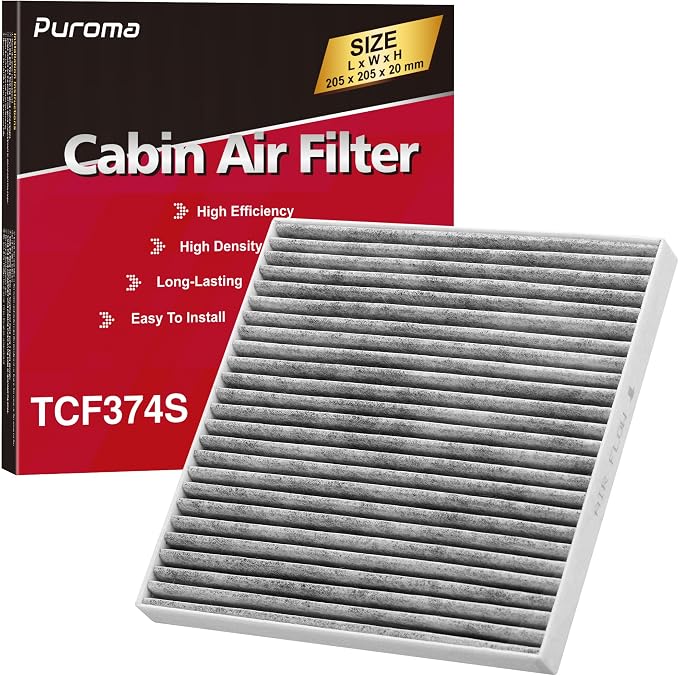 Puroma Cabin Air Filter with Activated Carbon, Replacement by Puroma