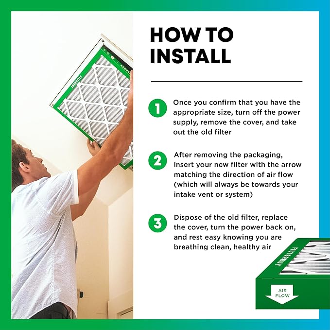 Filterbuy 10x14x1 Air Filter MERV 8 Essential Dust & Allergy Defense, - Image 5