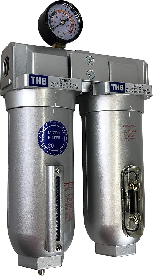 3/4" COMPRESSED AIR DESICCANT AIR DRYER/COALESCING FILTER - Image 2