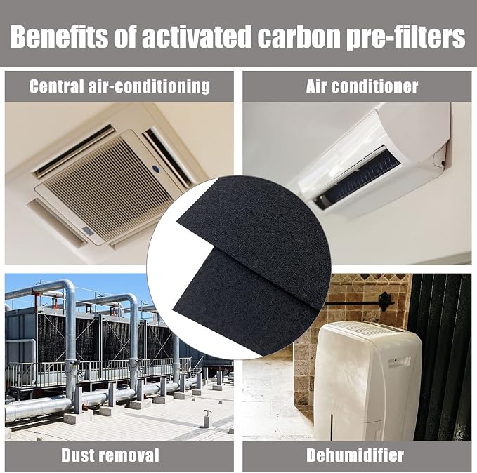 Carbon Fabric Filter 16" x 48" x 0.12" Replacement Activated Charcoal Hepa AC - Image 5