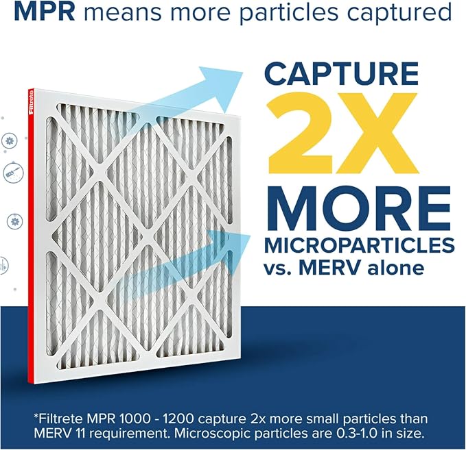 Filtrete 14x14x1 AC Furnace Air Filter, MERV 11, MPR 1000, Micro Allergen - Image 4