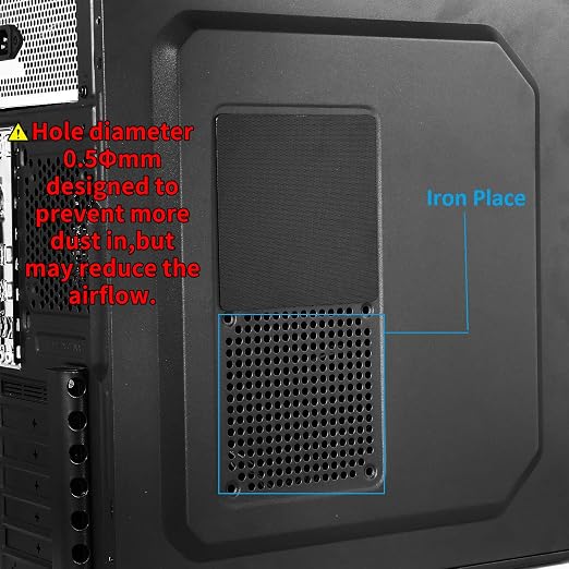 140mm 5.5inch Magnetic Frame PVC Dust Filter Grills - Image 7