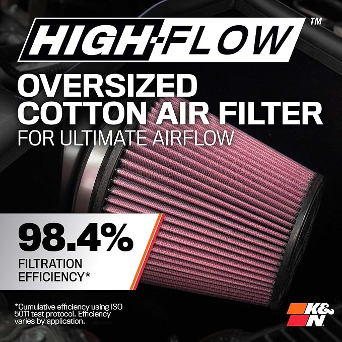 K&N Cold Air Intake System: High-Flow Air Filter, Increase Performance & - Image 4