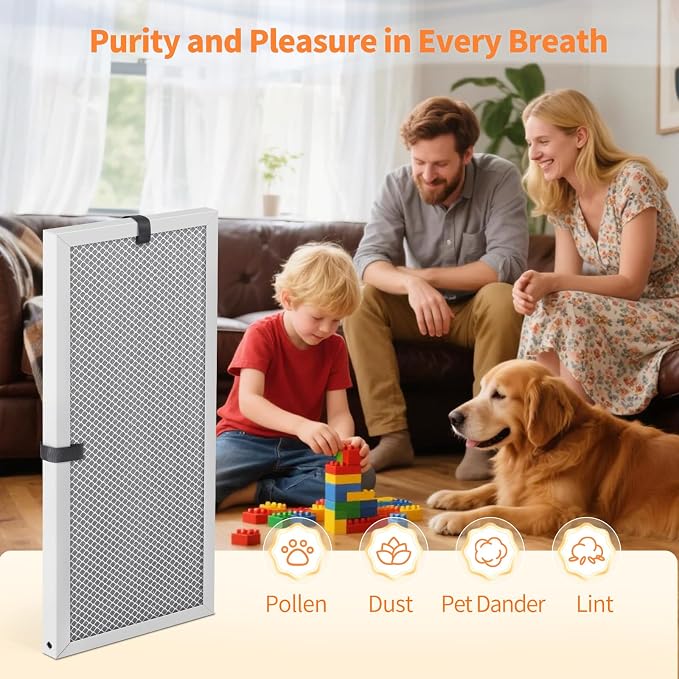 2-Pack 10x20x1 MERV 8 Reusable & Washable Electrostatic Air Filters - Image 7
