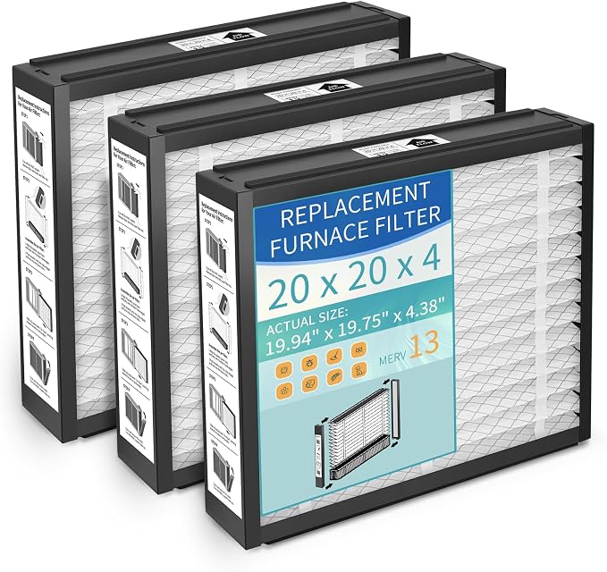 3-Pack 20x20x4 Replacement Air Filter - Image 2