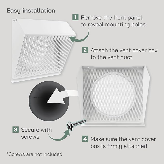Vent Systems 10" Inch Exhaust Vent Cover - Image 4