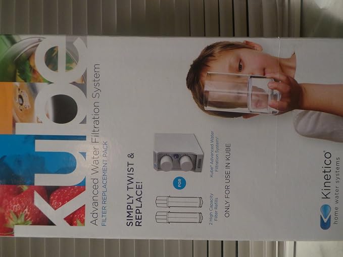 KUBE ADVANCED WATER FILTRATION SYSTEM REPLACEMENT FILTERS 2 PER BOX - Image 2