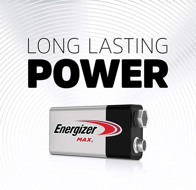 Energizer MAX 9V Batteries, 9 Volt Alkaline Batteries - Image 2