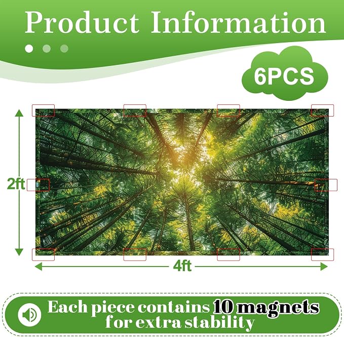 Fluorescent Light Covers with 10 Strong Magnets - Image 5