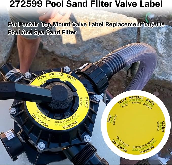 272599 Pool Sand Filter Valve Label Compatible - Image 5