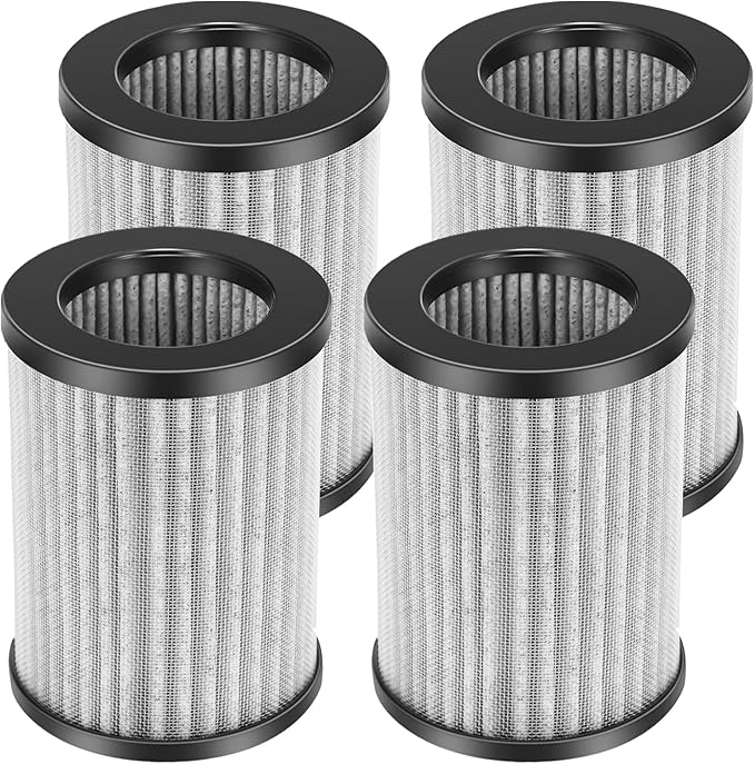 4 Pack PureZone Mini Portable Replacement Filter by HOMFILBIT
