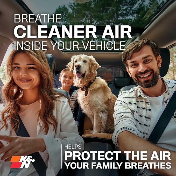 K&N LIFETIME Cabin Air Filter: Washable, Clean Air - Image 3