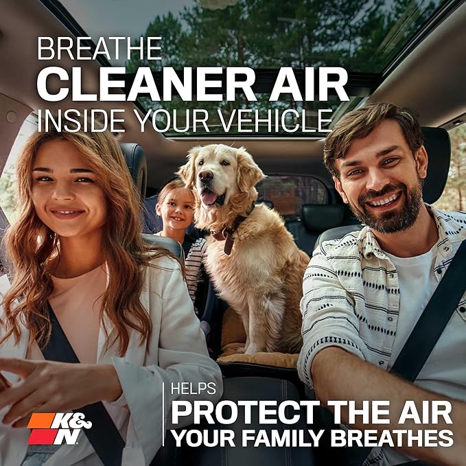 K&N LIFETIME Cabin Air Filter: Washable, Clean Air - Image 3
