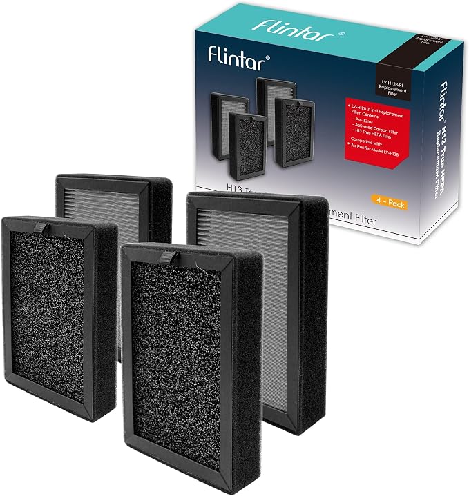 LV-H128-RF Replacement Filter, Compatible by Flintar