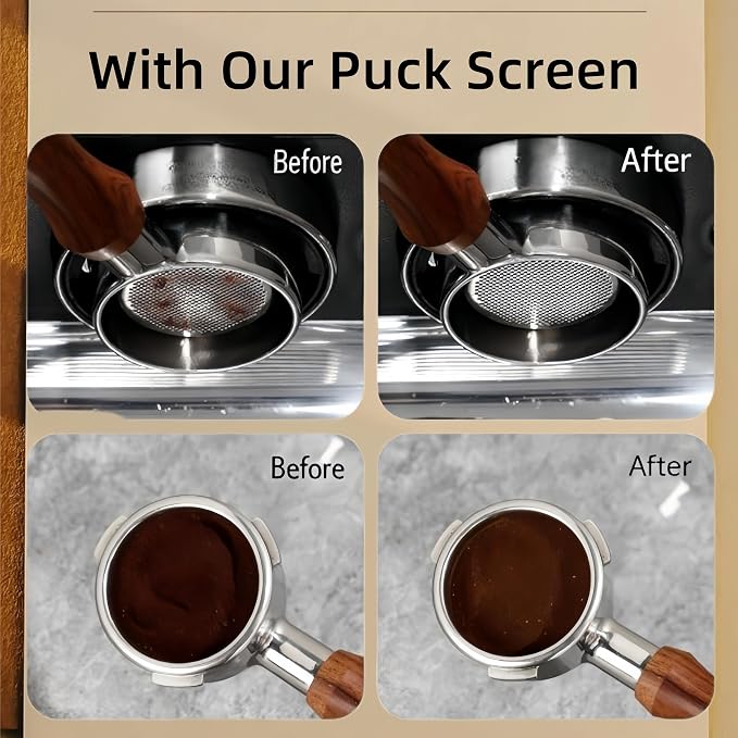 Espresso Puck Screen for 54mm Portafilter Basket, 1.7mm Thickness Made - Image 4