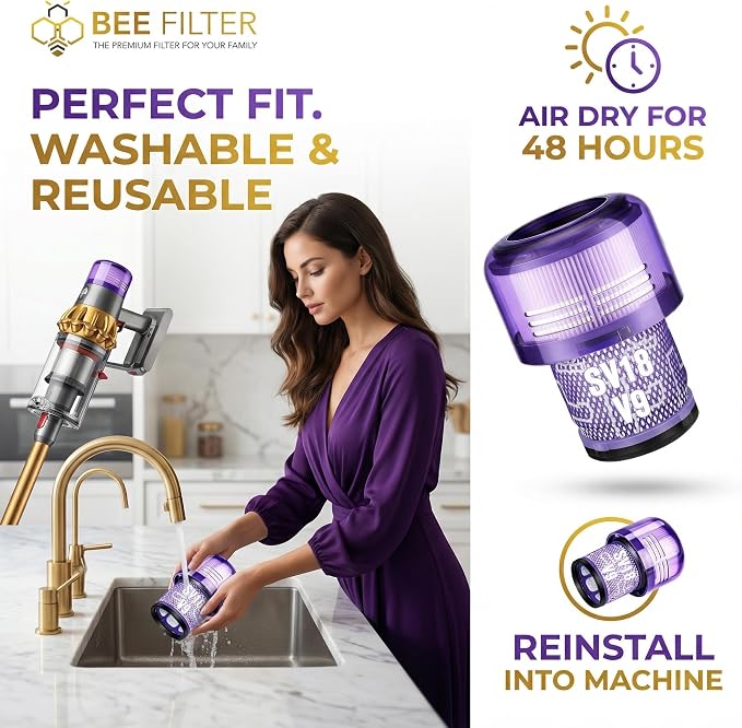 Dyson V9 Filter, Dyson V9 Motorbar Vacuum, Sv18 Filter, Digital Slim, V9 Filter - Image 4