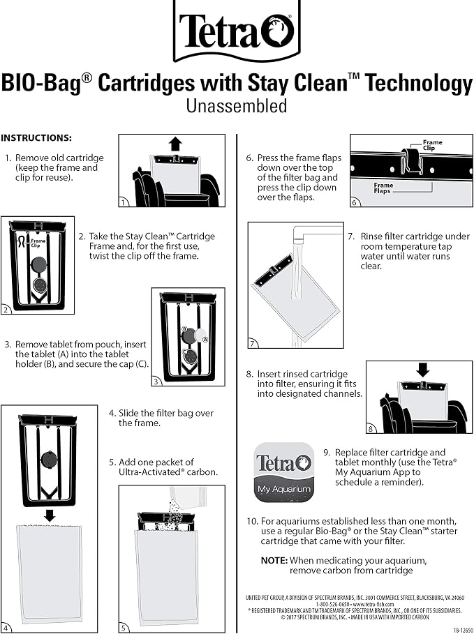Tetra Whisper Bio-Bag with Stay Clean, Large Filter Cartridges - Image 8