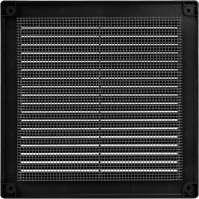 Vent Systems 8'' x 8'' Inch Black Soffit Vent Cover - Image 6