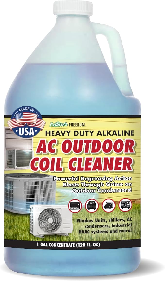 Nature's Freedom HVAC Coil Cleaner – Heavy Duty Alkaline Formula by NaturesFreedom